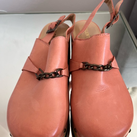 Silent D pink leather clogs size 39 - Picture 5 of 5
